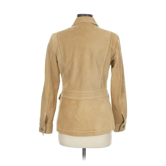 GAP Tan Suede Jacket - Picture 3 of 4